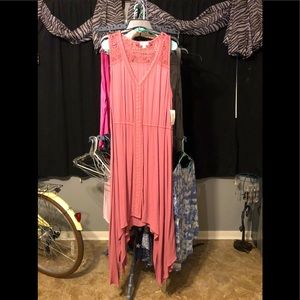 STYLE AND CO. High low dress